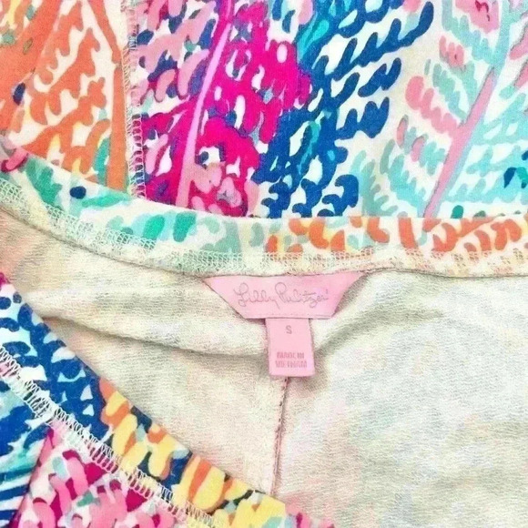 Lilly Pulitzer UPF 50+ Tammy French Terry Dress Pink Style# 81656 - Picture 8 of 8